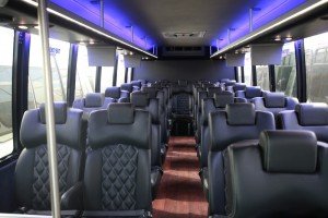 32 Passenger Mini Bus Interior